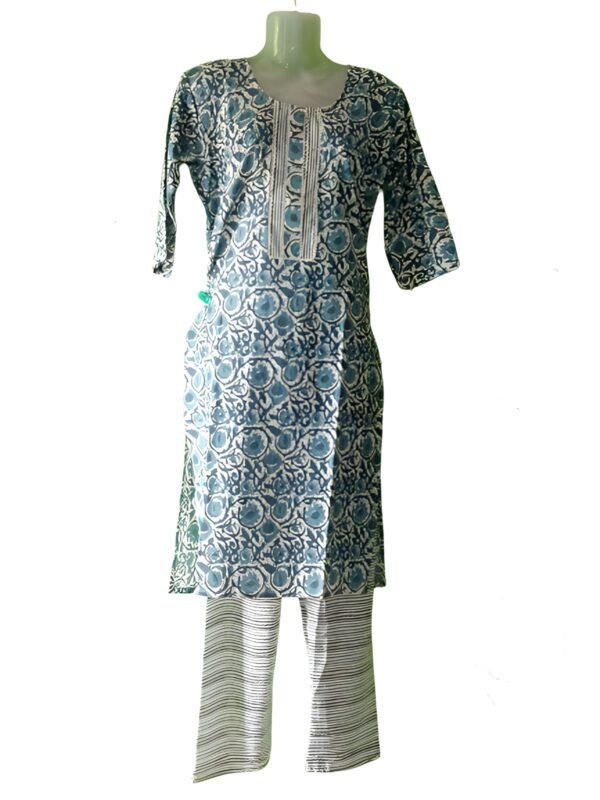 Kurta And Pant Suit Set For Women's L-40 XXL-44