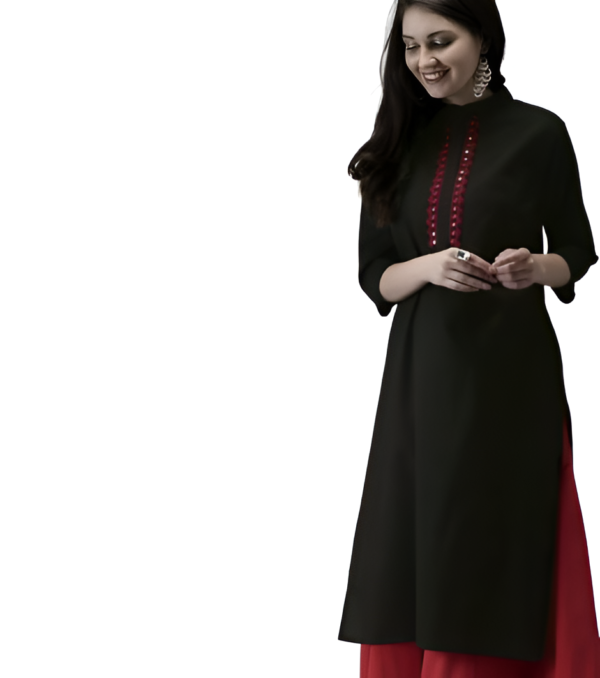 BLACK SINGAL KURTA S-36