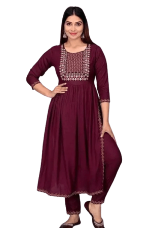 KURTI AND PANT SET S-36