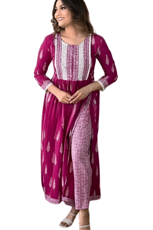 Nyra Cut Kurti Set For Womens L-40