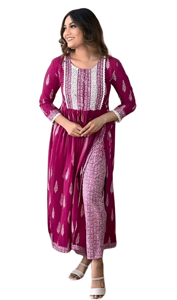 Nyra Cut Kurti Set For Womens L-40