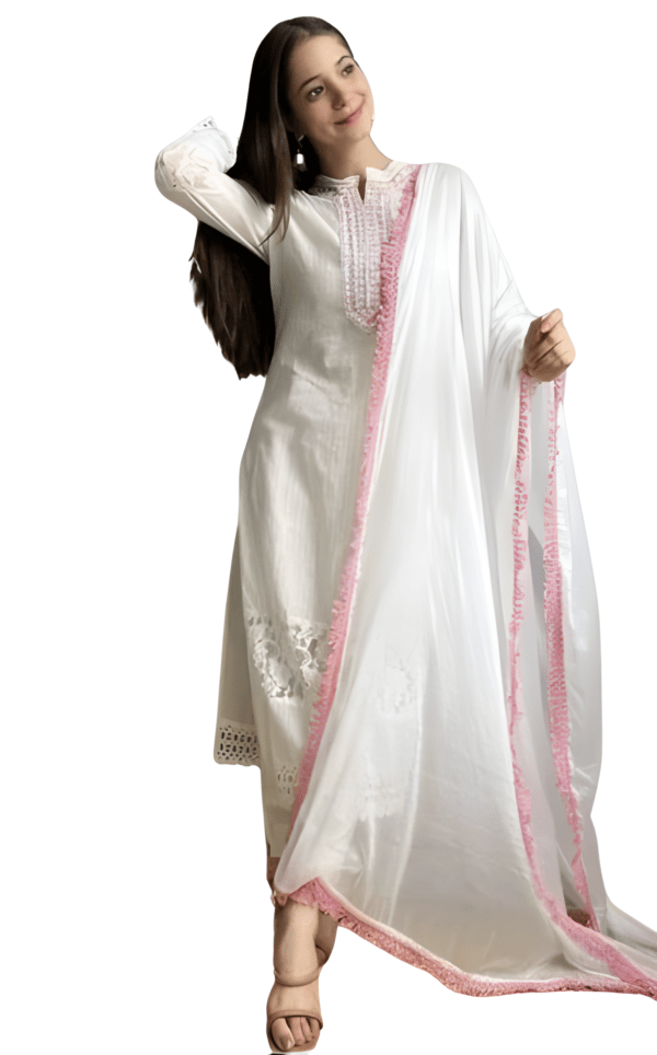 Kurta Pant And Dupatta Set For Womens M-38