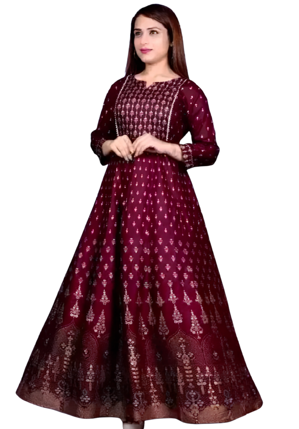 JAIPURI RAYON ANARKALI KURTI M-38